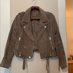 Blank NYC suede moto jacket